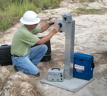 Geocontrol Pro sampling in the field